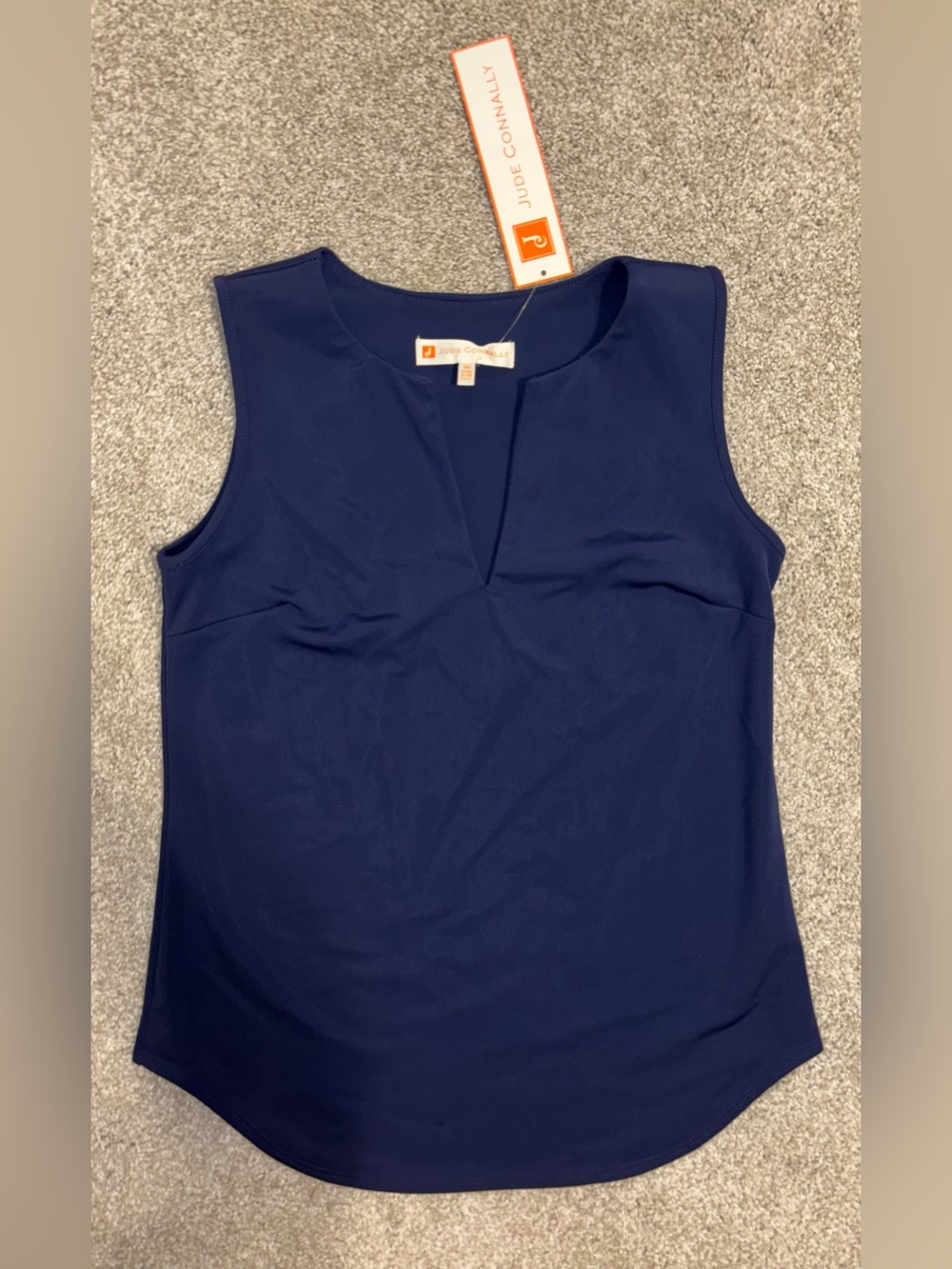 Jude Connally Navy Blue Ali Top Jude Cloth XS NWT - Picture 4 of 6